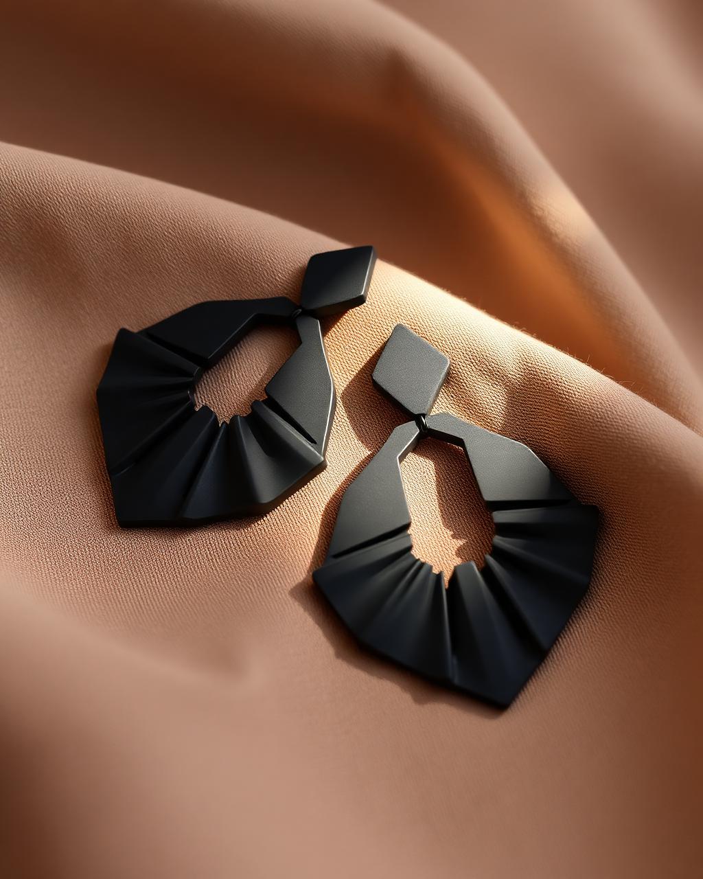 Sculpted 3D Earrings